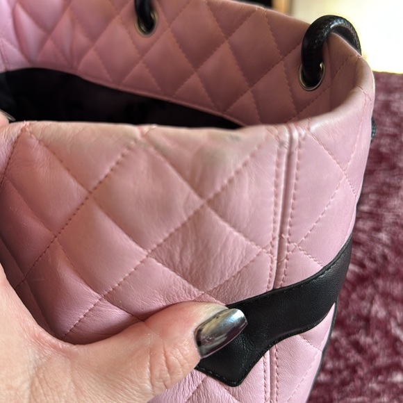 Chanel cambon medium tote pink & black - Picture 7 of 7